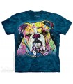 Colorful Bulldog - Lifestyle T Shirt The Mountain