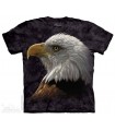 Bald Eagle Portrait - Bird T Shirt The Mountain
