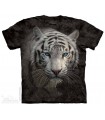 White Tiger Reflection - Big Cat T Shirt The Mountain