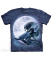 Corbeau sous la Lune - T-shirt Oiseau The Mountain