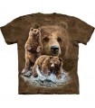 Find 10 Brown Bears - Bear T Shirt by the Mountain