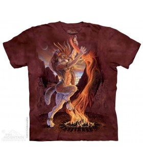 Sacred Fire - Wolf T Shirt The Mountain