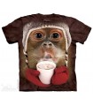 Hot Cocoa Orangutan - Primate T Shirt The Mountain