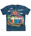 Bus Tour Batik - T-shirt The Mountain