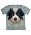 T-shirt Chiot Border Collie - T-shirt Chien The Mountain