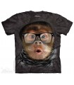 Hipster Orangutan baby - Primate T Shirt The Mountain