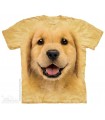 Golden Retriever Puppy - Dog T Shirt The Mountain