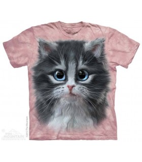 Pretty in Pink Kitten - Cat T Shirt The Mountain