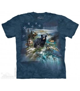 T-shirt Groupe Patriotique Nord Américain The Mountain