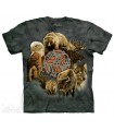 Animal Spirit Circle - Native American T Shirt The Mountain