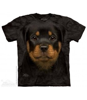 Rottweiler Puppy - Dog T Shirt The Mountain
