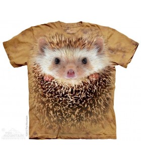 Big Face Hedgehog - Animal T Shirt The Mountain