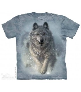 Chasse Neige - T-shirt Loup The Mountain