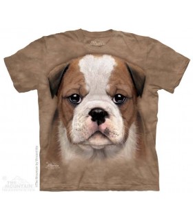 Bulldog Puppy - Dog T Shirt The Mountain
