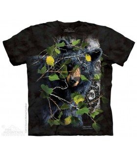Find 8 Black Bears - Hidden Images T Shirt The Mountain