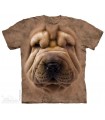 Big Face Shar Pei - Dog T Shirt The Mountain