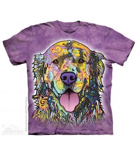 Russo Golden Retriever - Dog T Shirt The Mountain
