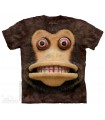 Big Face Cymbal Monkey - Humorous T Shirt The Mountain