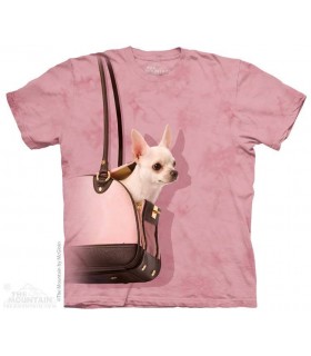 T-shirt Chihuahua en balade par The Mountain