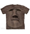 Easter Island Face - Spiritual T Shirt The Mountain