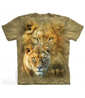 African Royalty - Lion T Shirt The Mountain