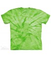 Spiral Green - Mottled Dye T Shirt The Mountain