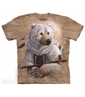 Bear of Peace - Native American T Shirt The Mountain
