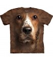 American Cocker Spaniel Face - Dogs T Shirt by the Mountain