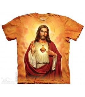 Coeur Sacré - T-shirt religieux The Mountain