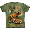 Red Fox Collage - Fox T Shirt by the Mountain