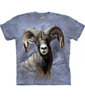 Big Horn Sheep - Animals T Shirt by the Mountain