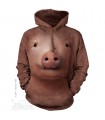 Pig Face - Adult Animal Hoodie The Mountain