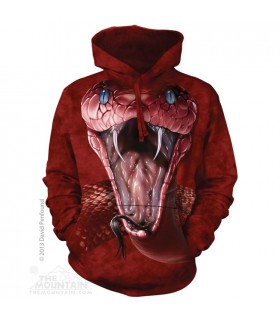 Red Mamba - Adult Reptile Hoodie The Mountain