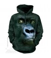 Silverback Portrait - Adult Gorilla Hoodie The Mountain
