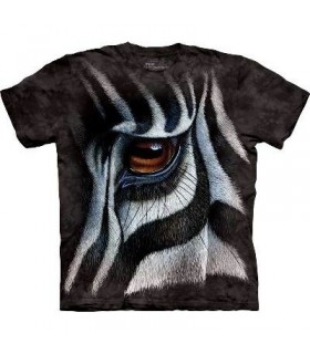 Zebra Eye - Animal T Shirt Mountain