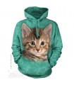 Striped Kitten - Adult Cat Hoodie The Mountain