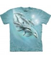 Dolphin Dive - Sealife T Shirt by the Mountain