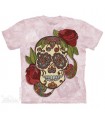 Paisley Sugar Skull - Fantasy T Shirt The Mountain