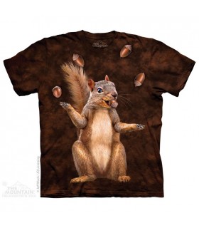 Nut Juggler - Squirrel T Shirt The Mountain