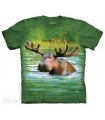 Hippopotamoose - T-shirt Animaux Mixés The Mountain