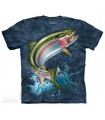 Rainbow Trout - Fish T Shirt The Mountain