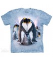 Penguin Heart - Aquatic T Shirt The Mountain