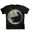 Yin Yang Wolves - Animal T Shirt The Mountain