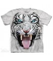 T-shirt Tigre Blanc Tribale The Mountain