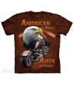 American By Birth - Biker T Shirt The Mountain