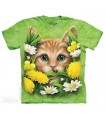 Kitten In Springtime - Cat T Shirt The Mountain