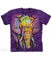 T-shirt Elephant Coloré The Mountain
