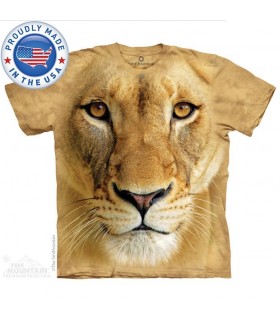 Big Face Lioness T-Shirt The Mountain