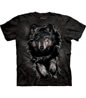 Breakthrough Wolf - Zoo Animals T Shirt by the Mountain