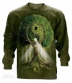 Yin Yang Tree - Long Sleeve T Shirt The Mountain